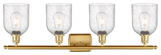Ballston-Bella 4-Light 36" Bath Vanity Light, Satin Gold, Seedy