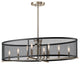 Oval Chandelier/Pendant 8-Light