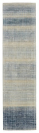 Barclay Butera by Jaipur Living Bayshores Handmade Ombre Blue Rug, 3'x12'