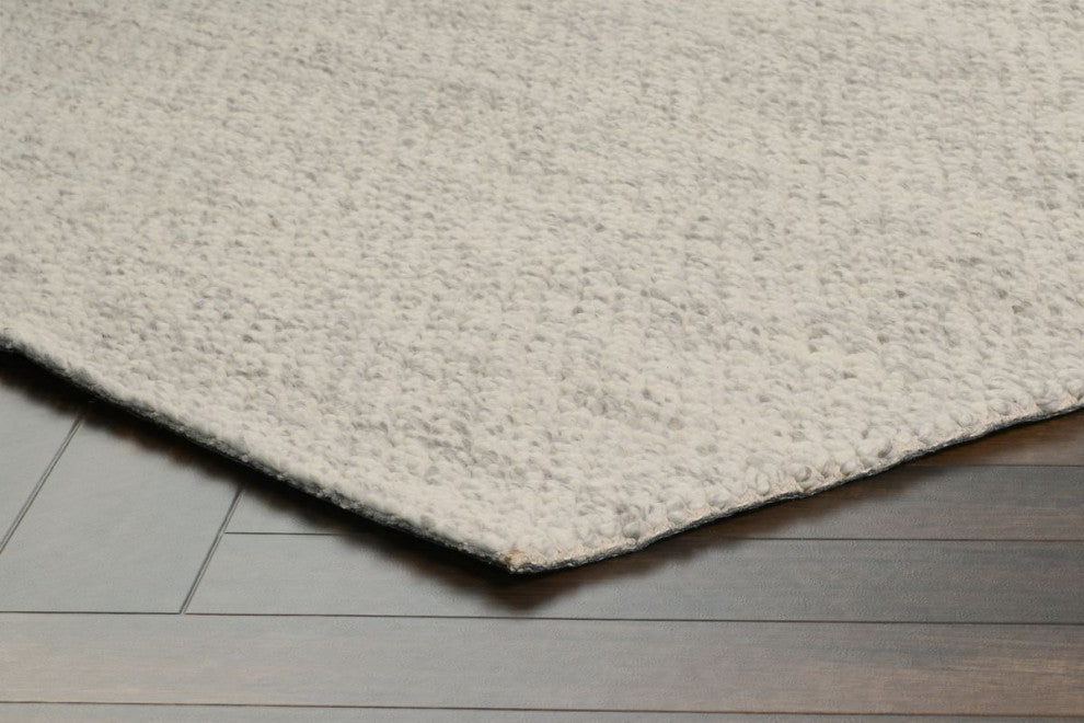 Classic Home Heathered Wool Ivory Rug, 8'x10'