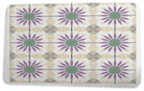 Upscale Getaway Chaney Geometric Print Bath Mat, Green, 17"x24"