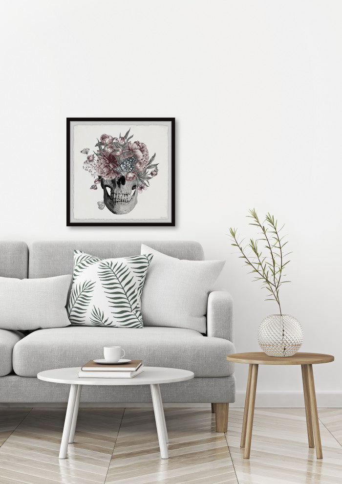 "Blossoming Soul" Framed Painting Print, 24x24