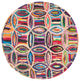 Safavieh Nantucket Collection NAN441 Rug, Multi, 4' Round