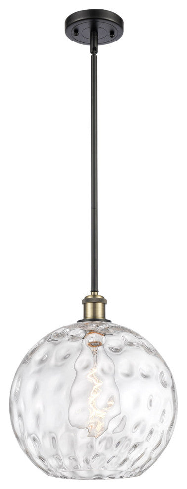 Innovations 516-1S-BAB-G1215-12 1-Light Mini Pendant, Black Antique Brass