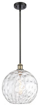 Innovations 516-1S-BAB-G1215-12 1-Light Mini Pendant, Black Antique Brass