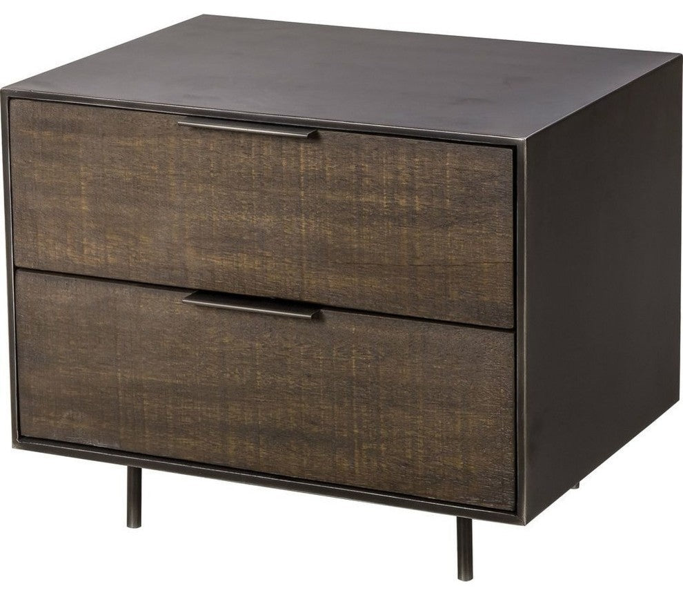 Resource Decor Tribeca Nightstand, Walnut