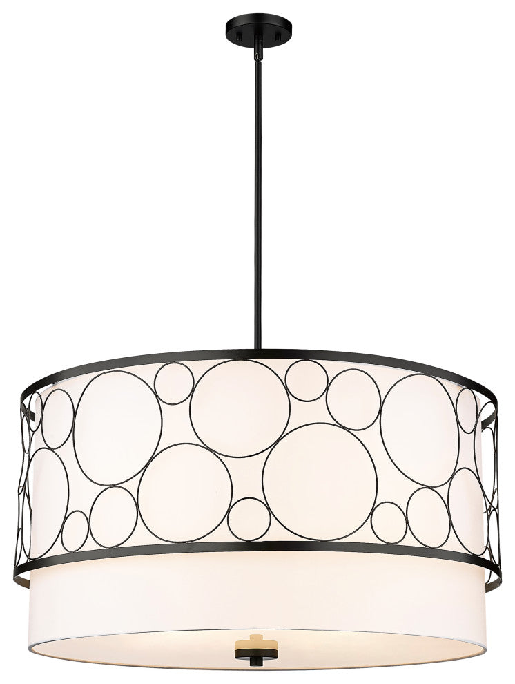 Zlite 197-32MB 5-Light Pendant, White