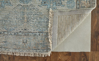 Weave & Wander Ramey Vintage Space Dyed Wool Rug, Tan/Gray, 7'6"x9'6"