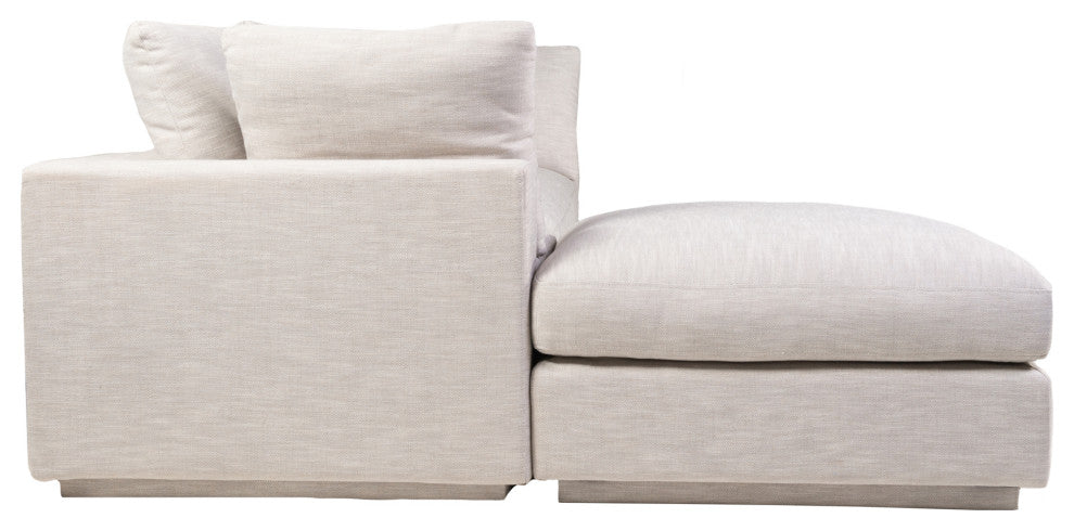 First of A Kind Justin Lounge Modular Sectional Taupe