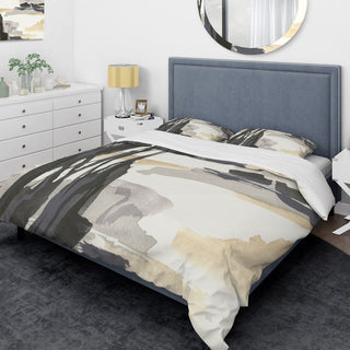 Glam Dancing Shape Ii Glam Duvet Cover Set, King