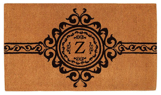 Garbo Monogram Doormat, Extra-Thick 2'x3', Letter Z