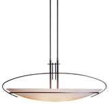 Mackintosh Pendant - Dark Smoke Finish - Opal Glass