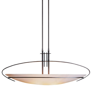 Mackintosh Pendant - Dark Smoke Finish - Opal Glass