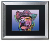 Dean Russo 'Penelope Custom-4' Art, Silver Frame, Black Mat, 20x16