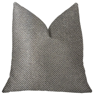 New Wave Hillside Brown Luxury Throw Pillow, 24"x24"