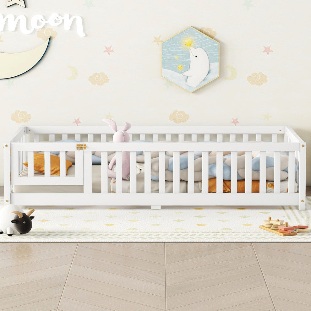Gewnee Twin Size Bed Floor Bed