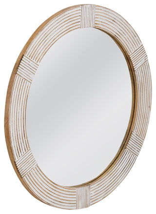 Brockton Wall Mirror - White Wash