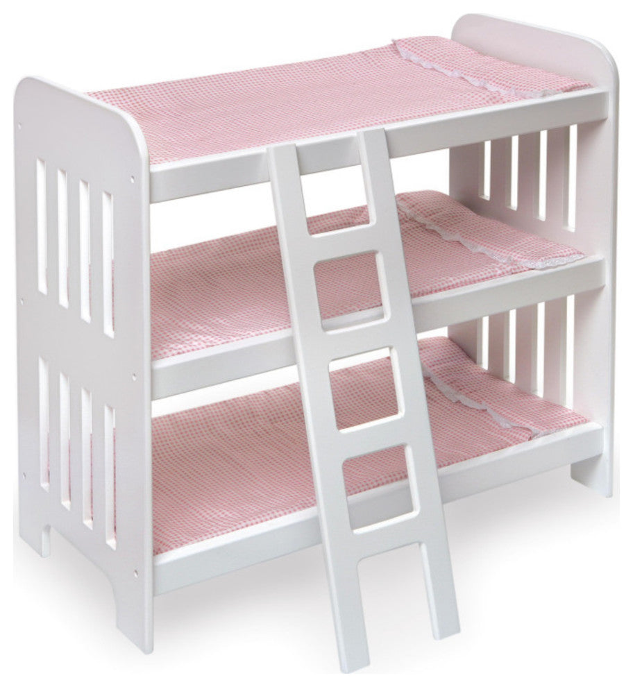 Triple Doll Bunk Bed With Ladder