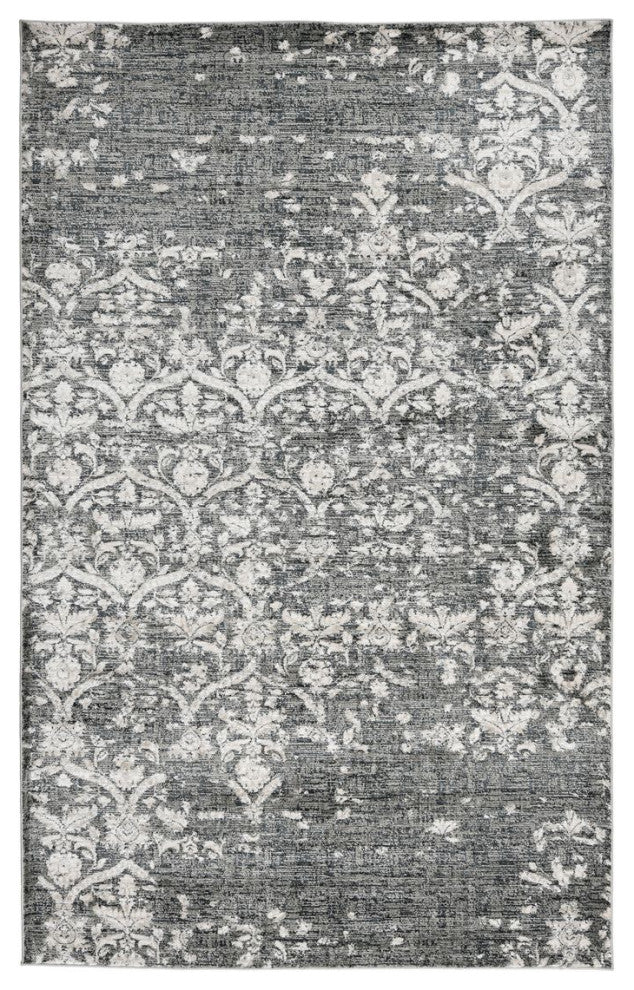 Classic Home Evry Black/Gray 4x6 Rug