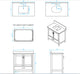 Wyndham WCS141436SESIVUNSMED Espresso 36 Inch Single Bathroom Vanity