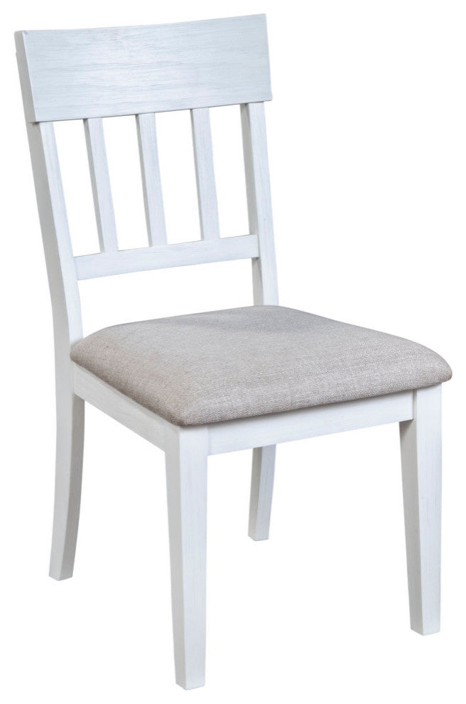 Donham Set of 2 Side Chairs, White