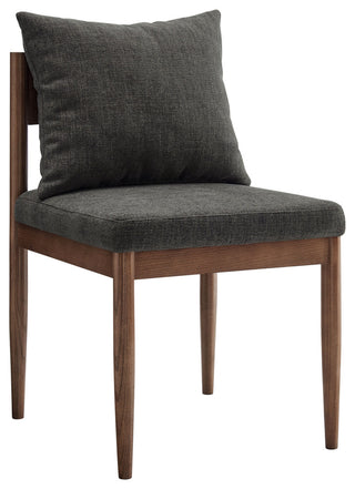 Remington Wood Dining Side Chair, Charcoal