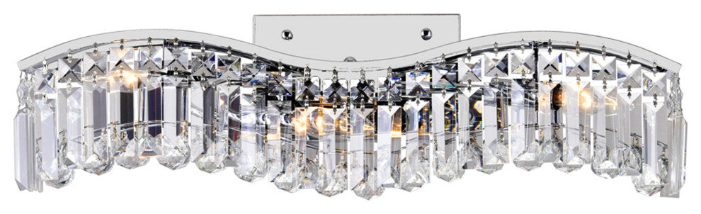 Glamorous 3 Light Vanity Light With Chrome Finish