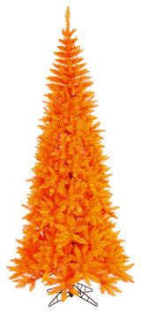 4.5'X24" Orange Slim Fir Tree 400T