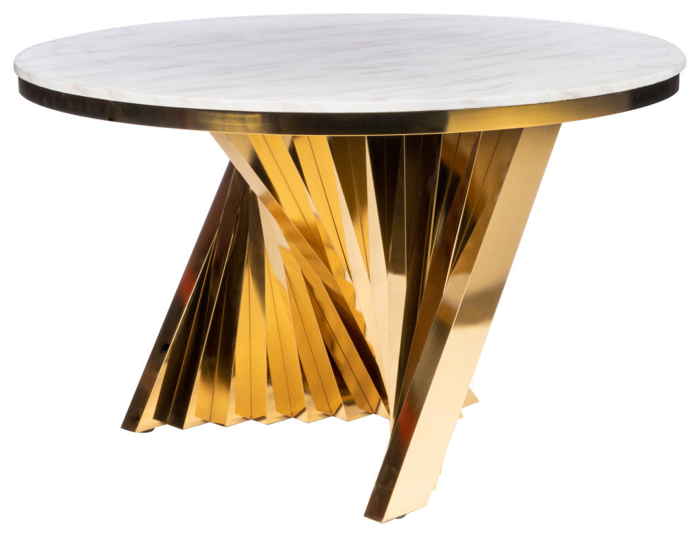 Waterfall Dining Set With 6 Chairs, Green