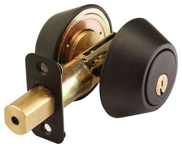 Pamex FD7 Deadbolt, Oiled Rubbed Bronze, Double Cylinder