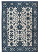 My Magic Carpet Machine Washable Area Rug Ramage Blue 5x7'