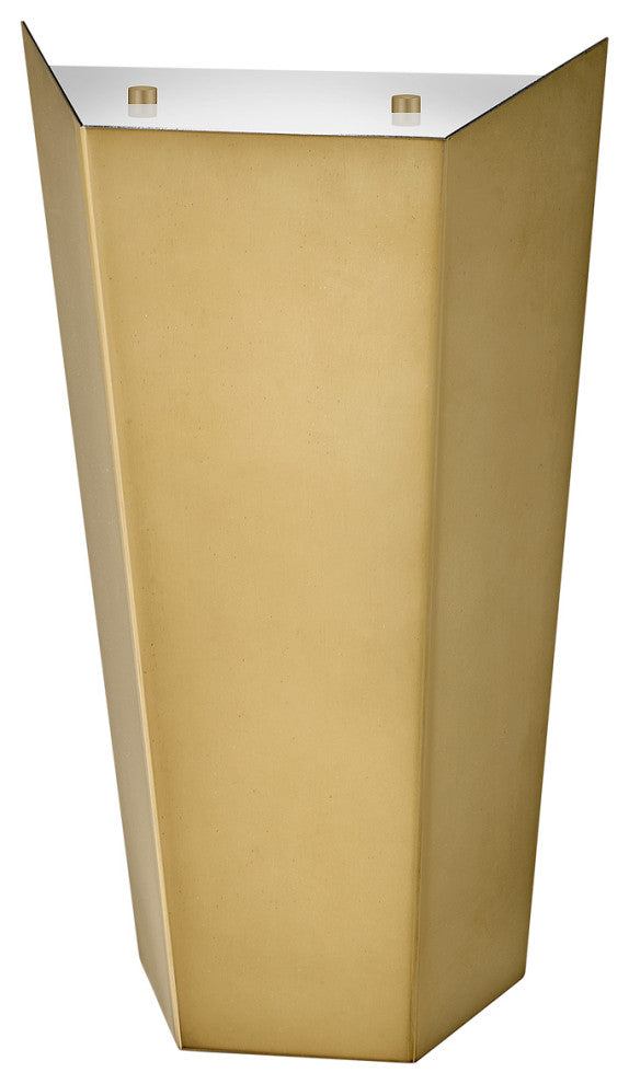 Hinkley Vin Medium Single Light Sconce, Heritage Brass
