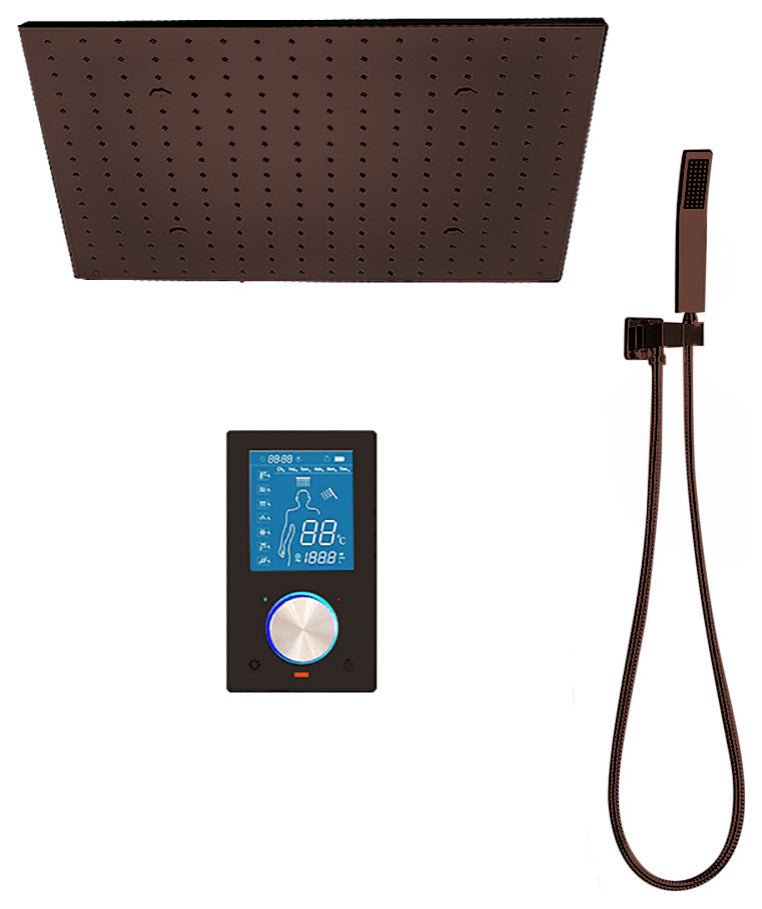 Fontana 20" Digital Shower 3-Way LED Rainfall and Mist