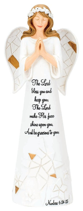 Pray Lord Bless Num.6:24-25 Angel Figurine, 6"