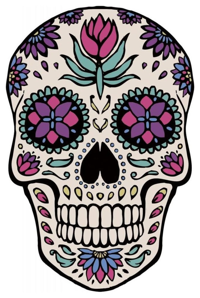 "Sugar Skull IV" Digital Paper Print by Janelle Penner, 28"x38"