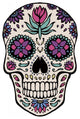 "Sugar Skull IV" Digital Paper Print by Janelle Penner, 28"x38"