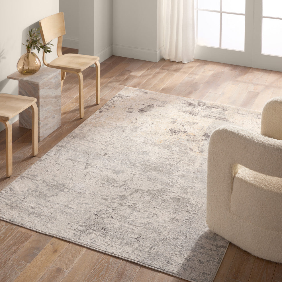 Jaipur Living Verrine Abstract Gray/Cream Area Rug 8'X10'