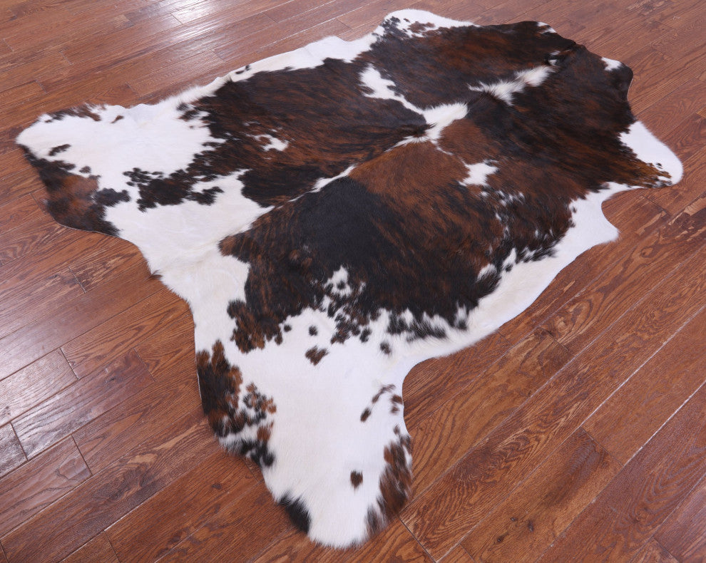 7' 1" X 6' 4" Natural Cowhide Rug C2402
