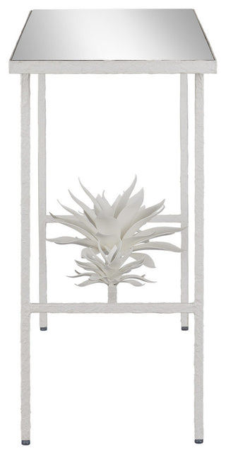 Sisalana White Console Table