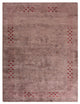 HAND KNOTTED LOOM SILK ECO-FRIENDLY RUG-8'x10',Rectangle,Light Brown,Contemporar