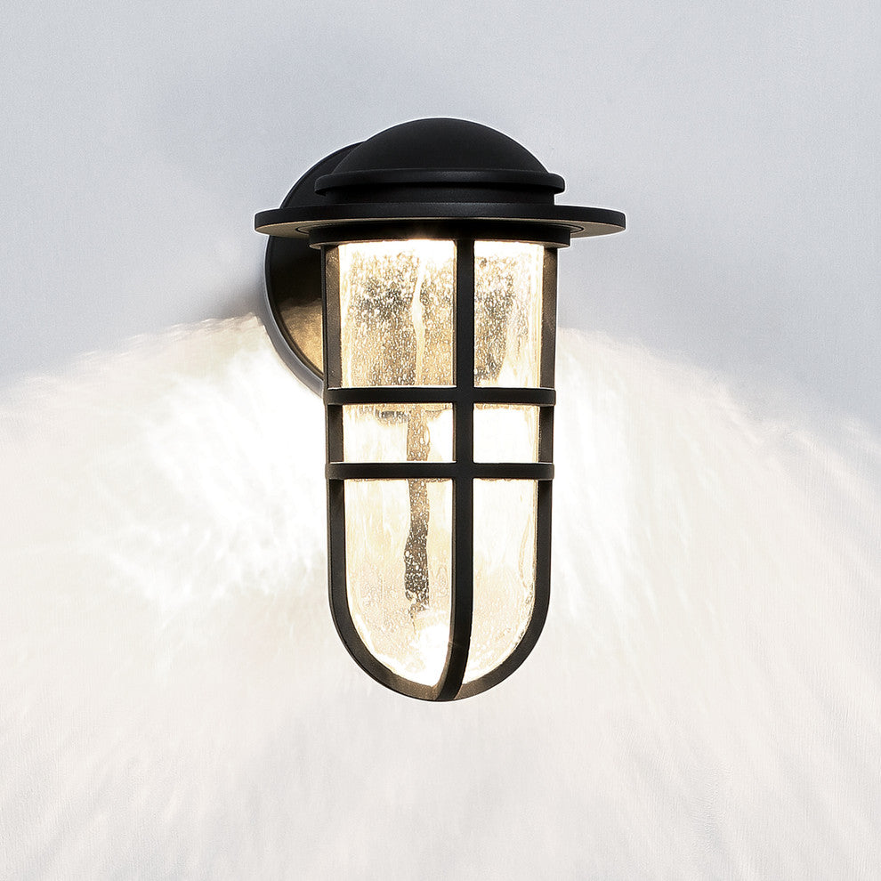 WAC Lighting Steampunk 13" LED Outdoor Wall Light in Bronze
