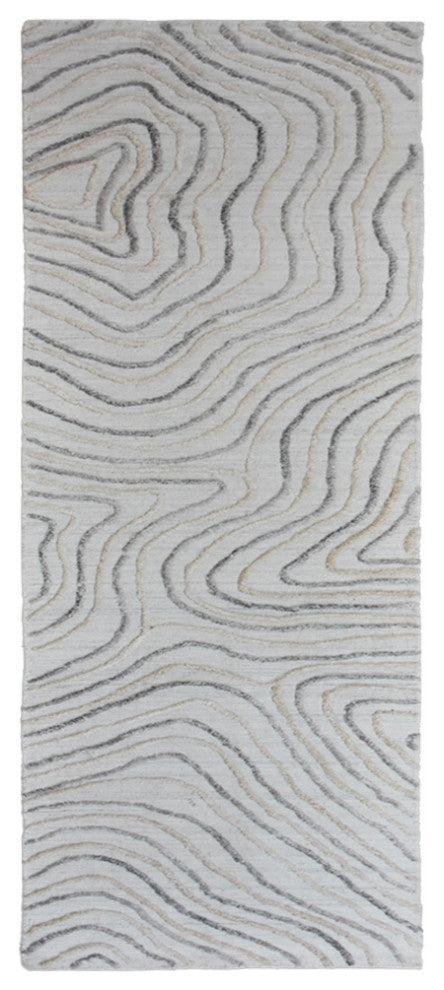 HAND WOVEN FLAT WEAVE KILIM POLYESTER RUGS -Rectangle,Beige Multicolor,Abstract, [Runner] 2'6''x10'