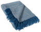 Chevron Luxury Throw, Blue