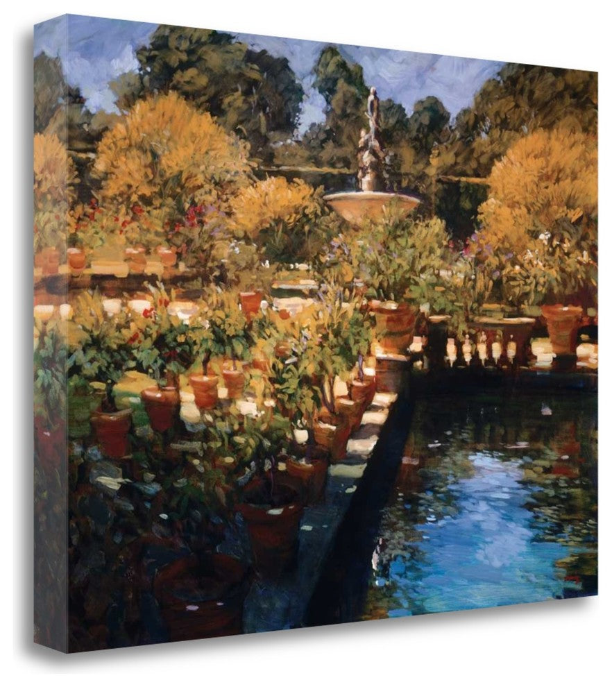 "Boboli Gardens - Florence" By Philip Craig, Giclee Print on Gallery Wrap Canvas