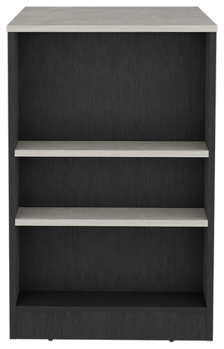 Kitchen Island Doyle, Kitchen, Black / Ibiza Marble Color Finish