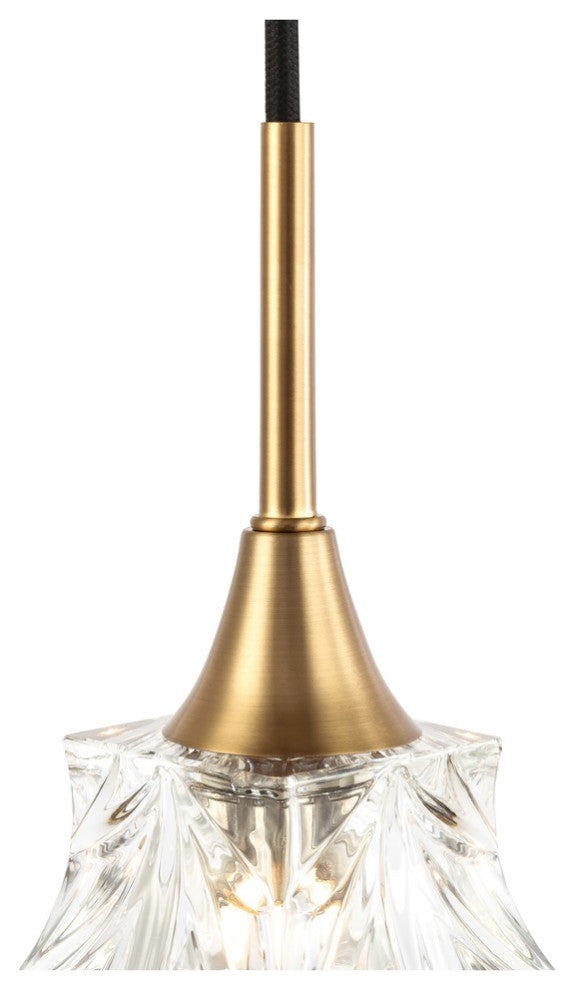 Woodbridge Lighting Christina Pendants, Brass, Mini-Pendant