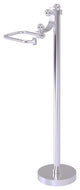 Free Standing European Style Toilet Tissue Holder, Satin Chrome