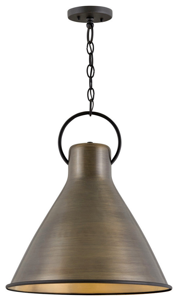 Hinkley Winnie Large Pendant, Dark Antique Brass