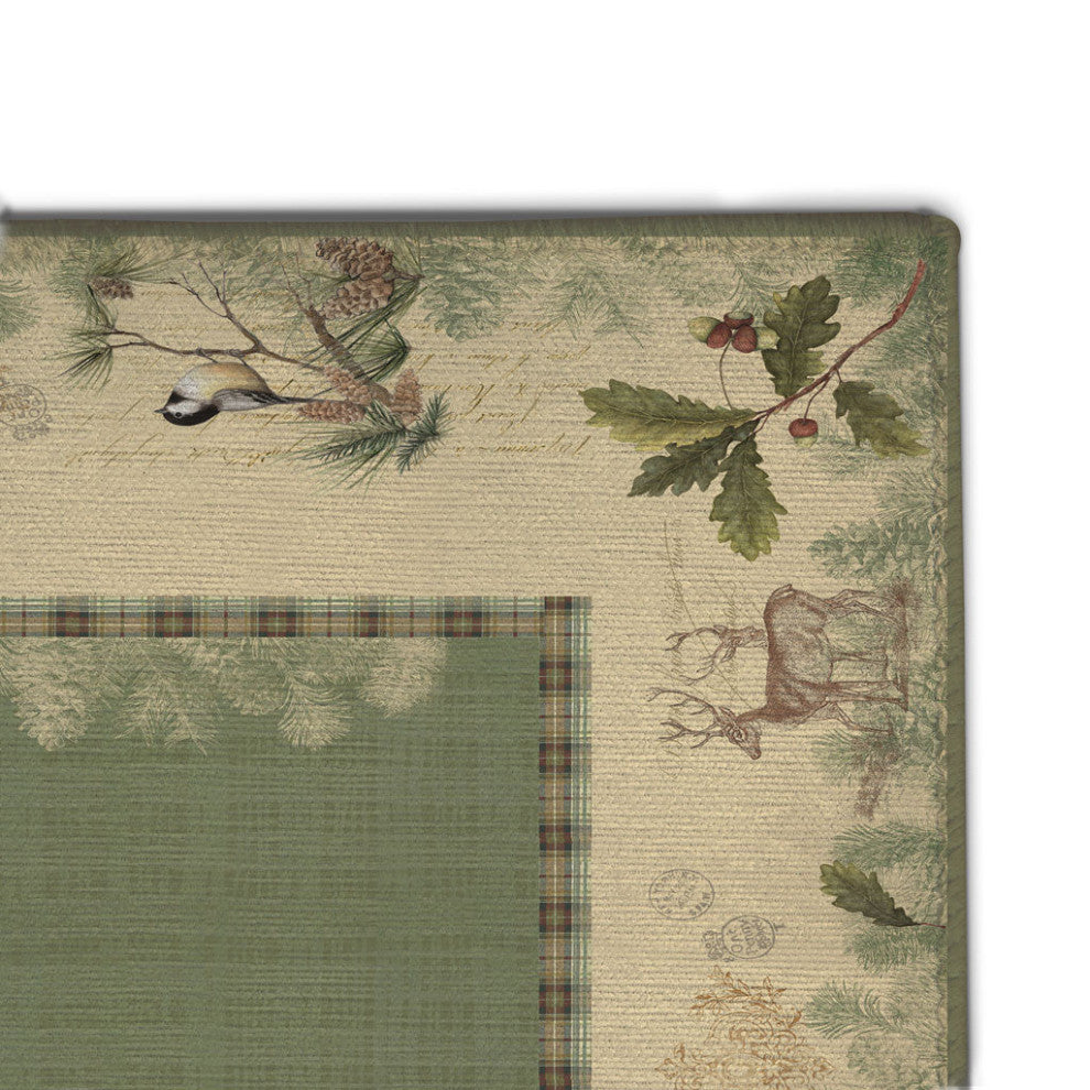 Woodland Forest 4'x6' Outdoor Area Rug, 4'x6'
