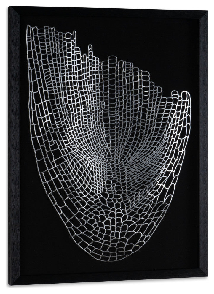 Soaring Silver 24" x 32" Shadow Box